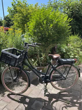 Elektrische transport cortina fiets dames