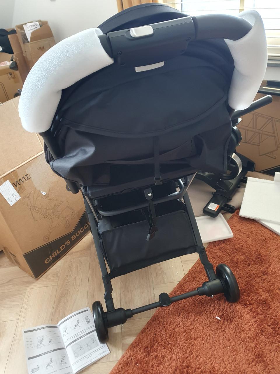 Oemmie kinderbuggy zwart nieuw in doos | 0-3 jaar / 15 kg