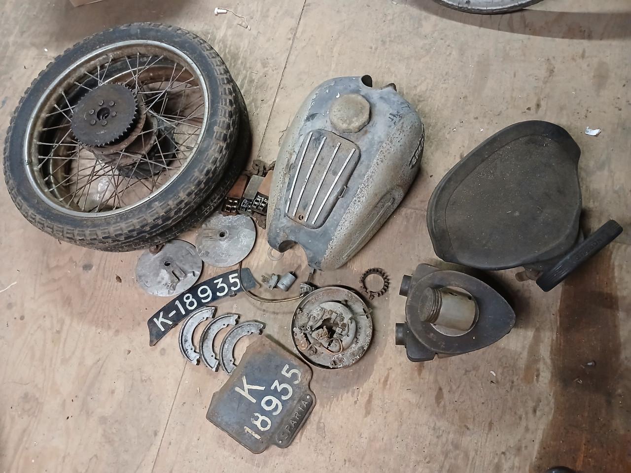 Sparta oldtimer motor met 250cc Victoriablok bjr 1954