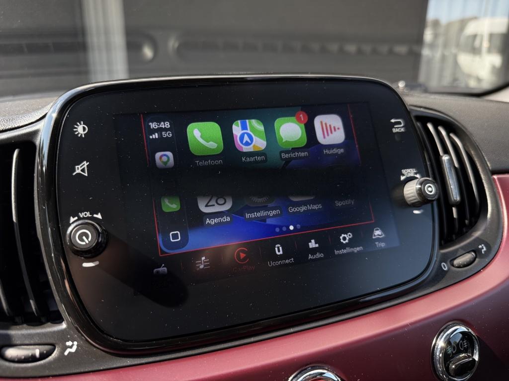 Fiat 500 1.0 hybrid lounge - lederen bekleding -