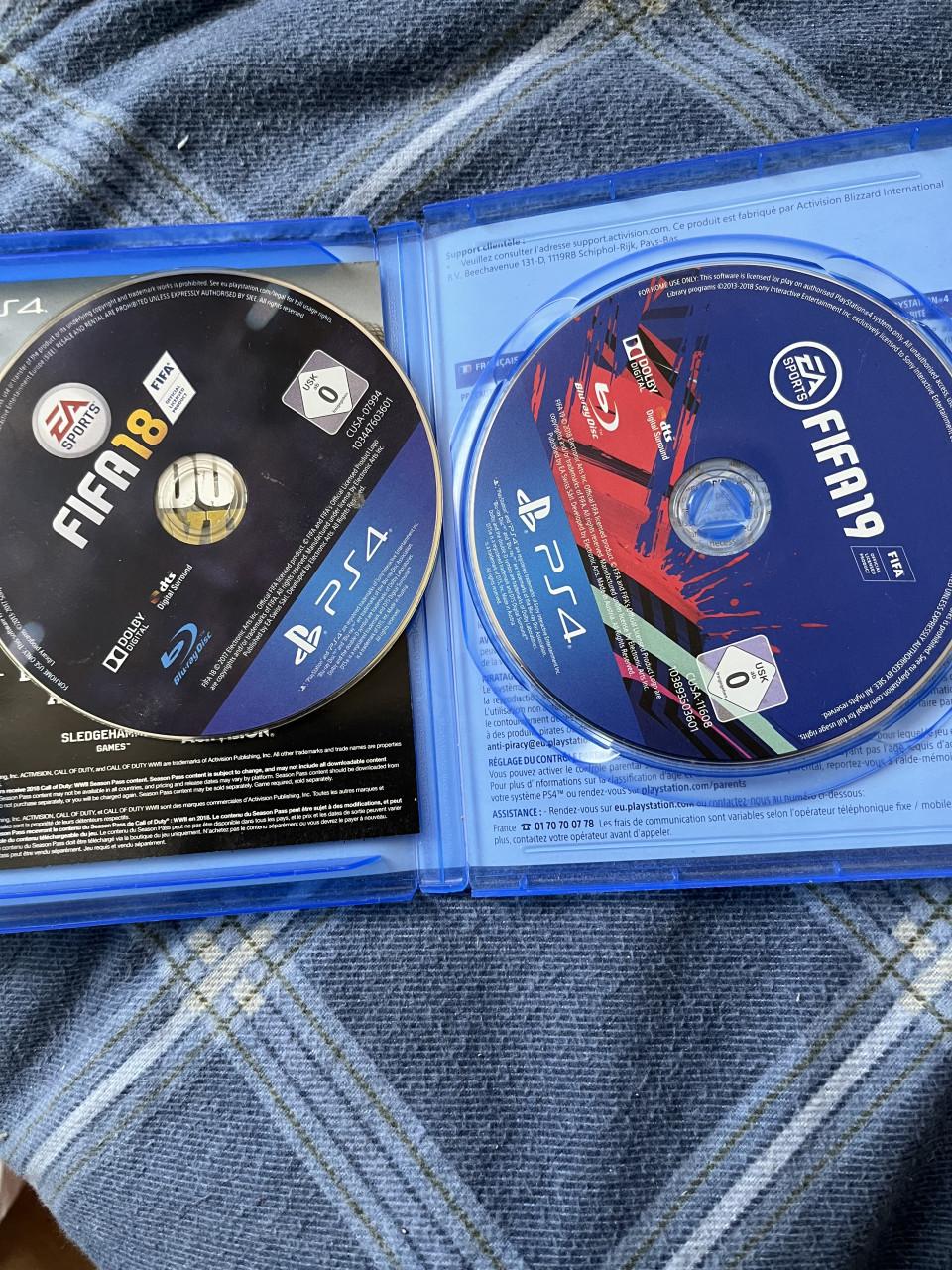 2 spelletjes voor Ps4