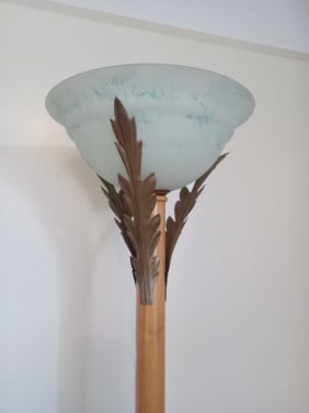 Franse lamp, bamboe