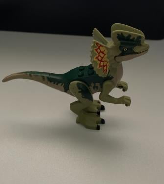 Lego dinosaur dilophosaurus - jurassic park