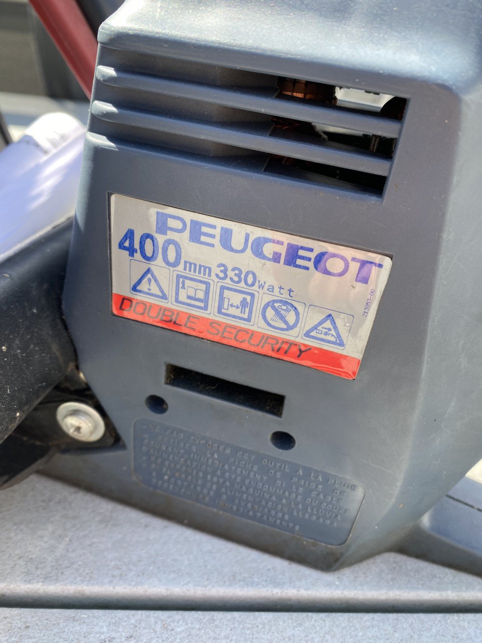 PEUGEOT elektrische heggenschaar