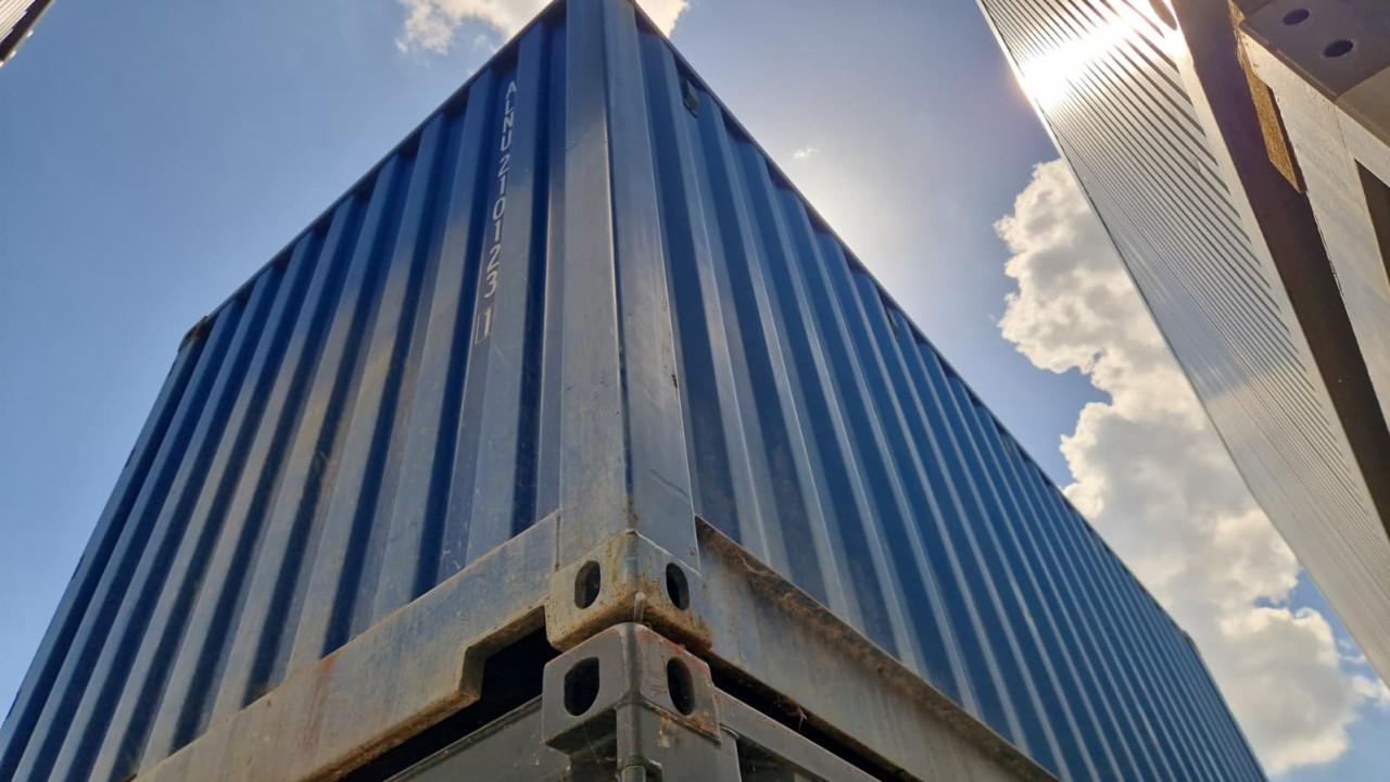 20ft openside opslagcontainer / container met zijdeuren