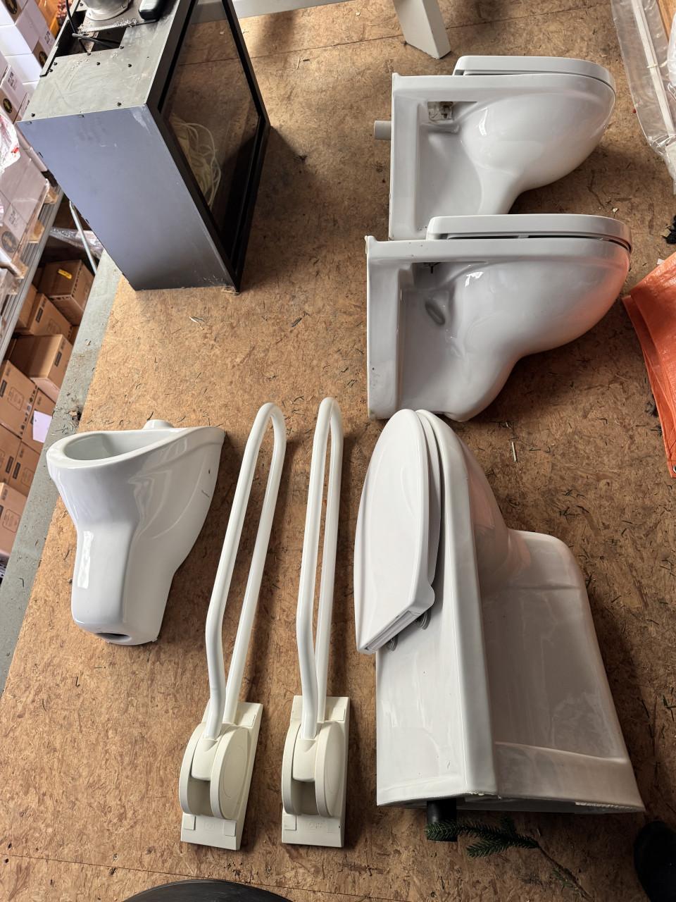 O.a. minder validetoilet met toiletbeugels