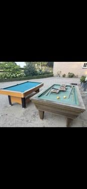 Gratis biljart en pooltafel