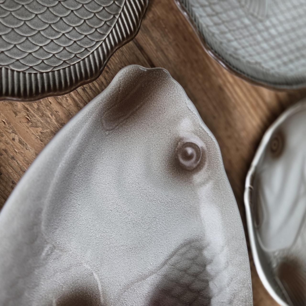 Salins vintage visservies uit Frankrijk