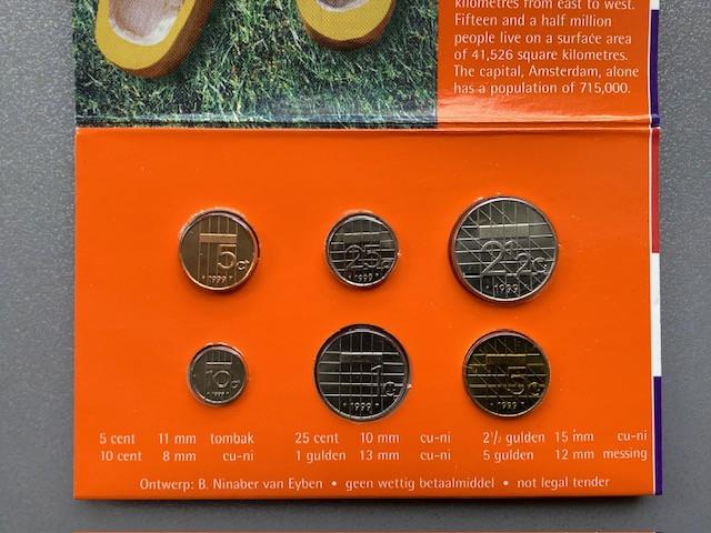 Nederland mini muntsets 1998 - 1999 - 2001.