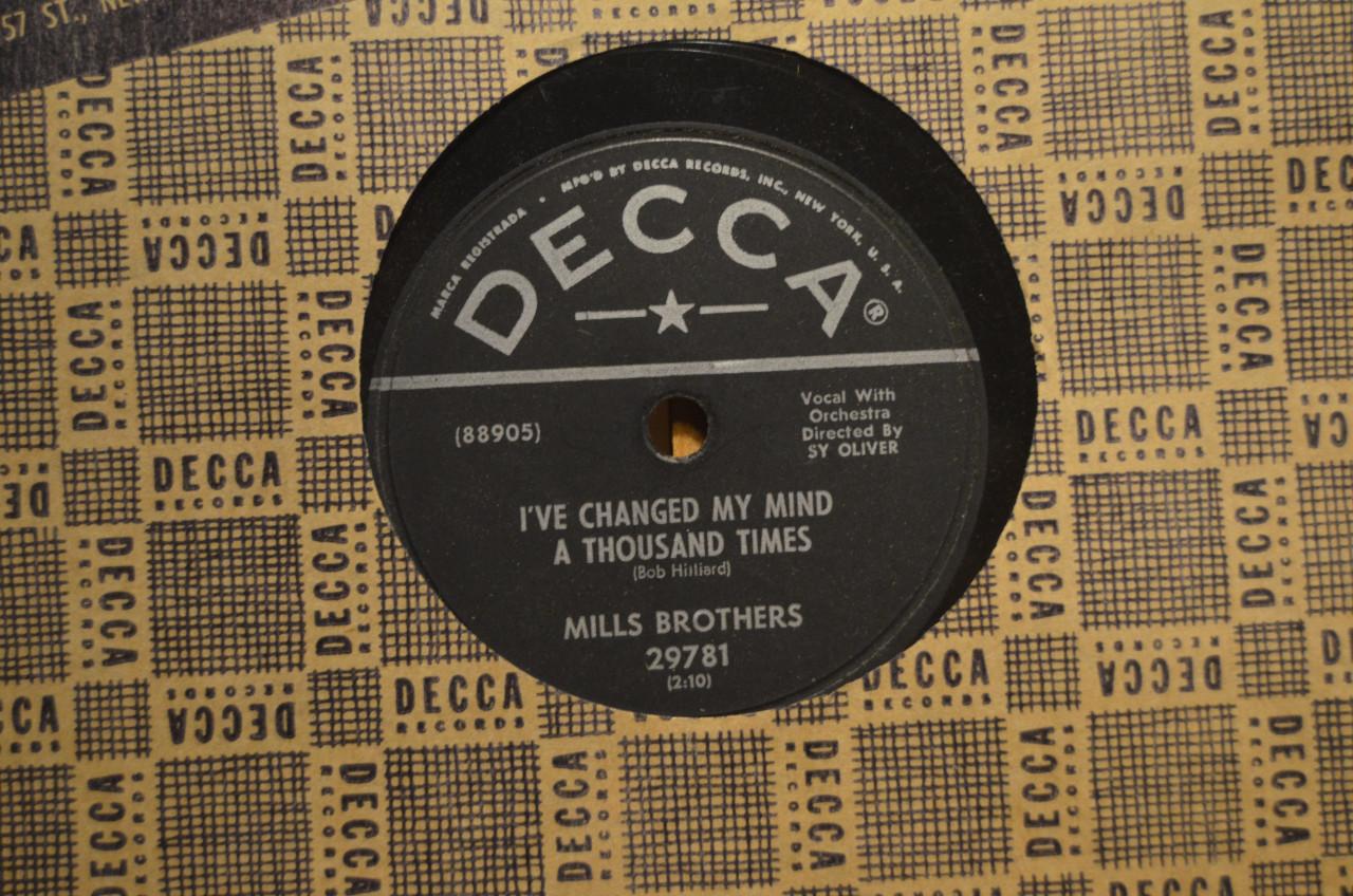 78 rpm Mills Brothers jaren '40 en '50 héél veel stuks. (2)