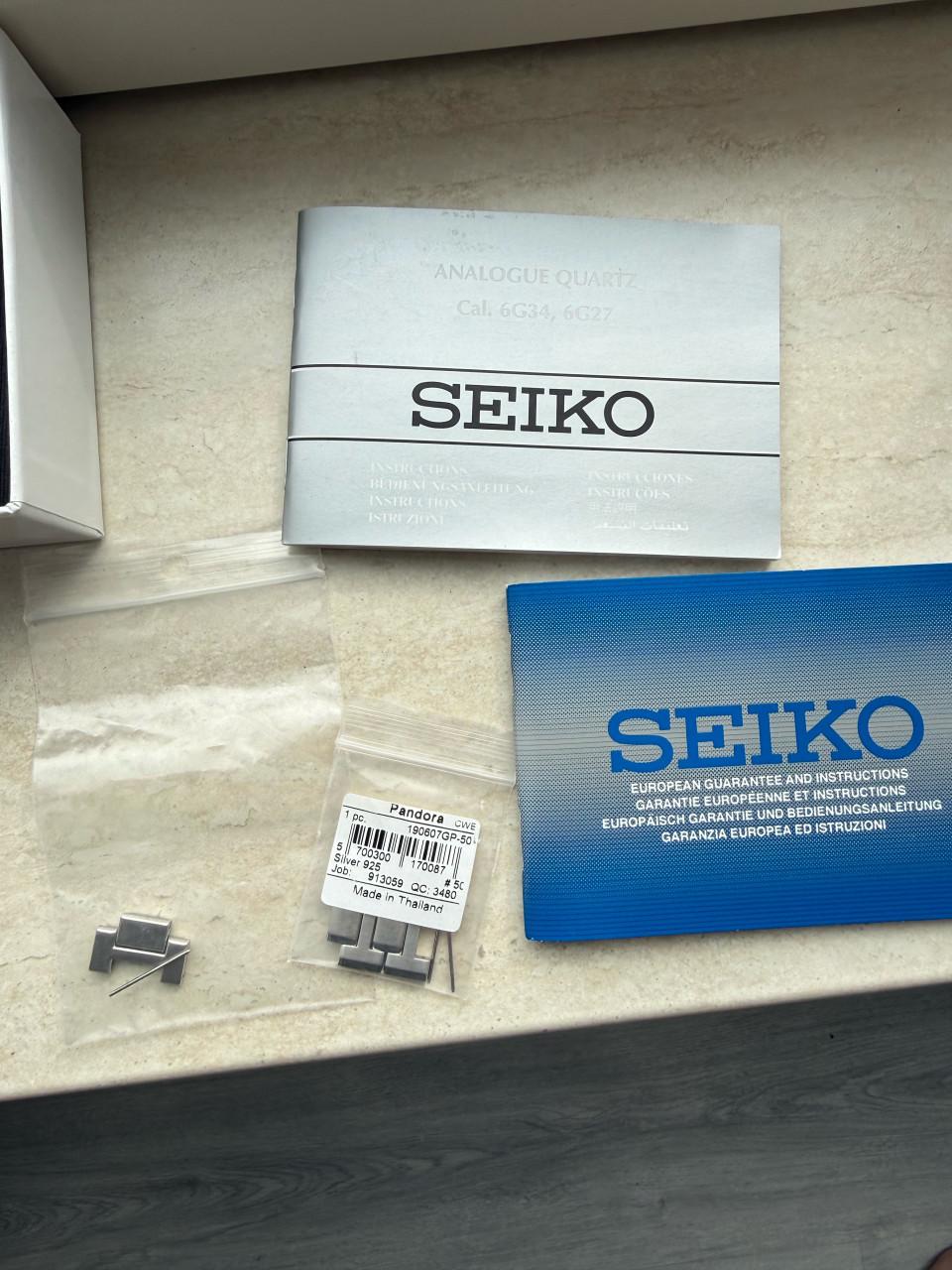 Seiko Premier horloge - Gedragen, goede staat, met bon