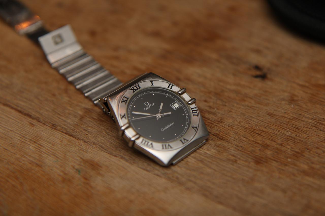 Vintage Omega Constelation (staal, zwarte wijzerplaat 32mm)