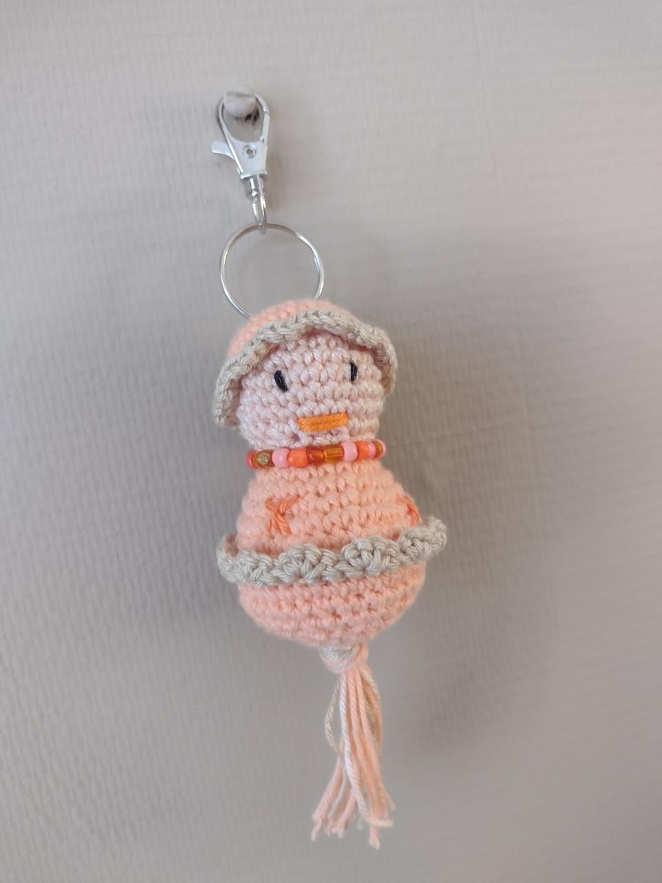 Gehaakte sleutelhanger poppetjes