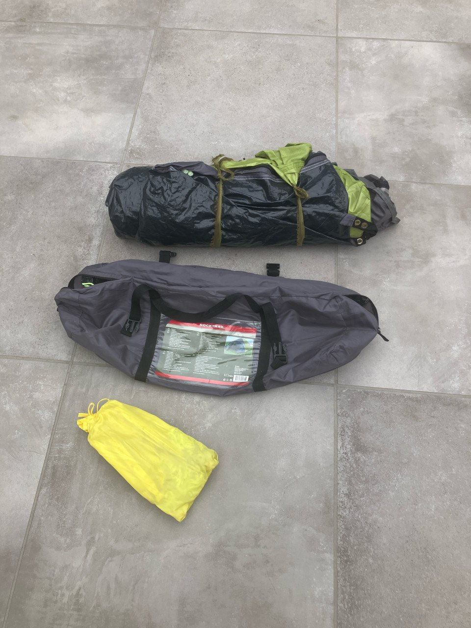 Drie persoons tent compleet