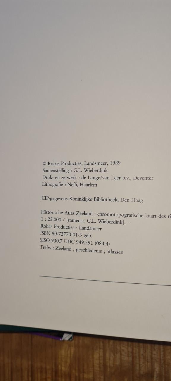 Historische Atlas van Zeeland