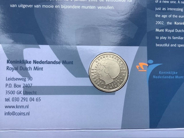 Beatrix, De laatste gulden 2001 in blister.