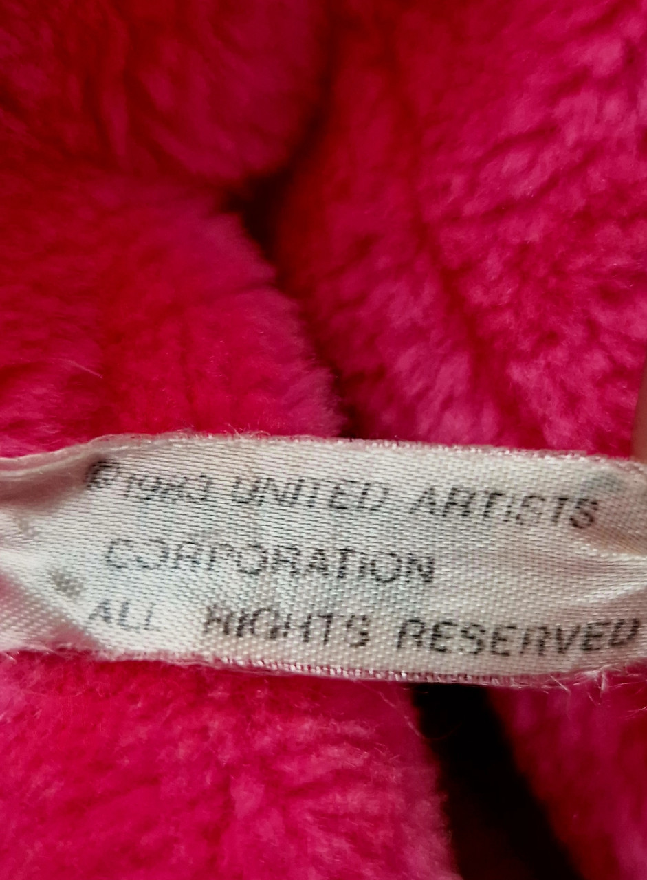 Pink Panther vintage knuffel, United Artists 1983
