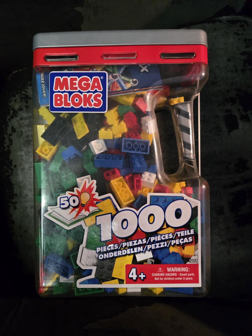 Mega Bloks Micro Bloks 1000-delige opbergdoos Nieuw m