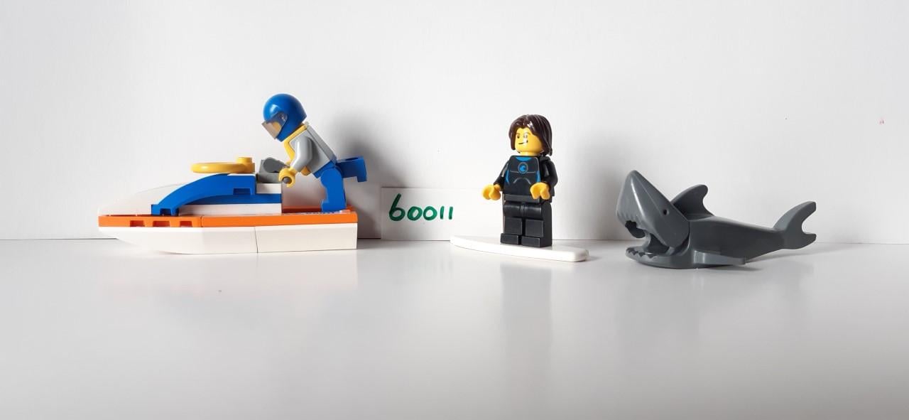 Lego 60011: surfer redding