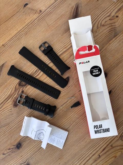 Siliconenband Polar Vantage V (origineel + reserve)