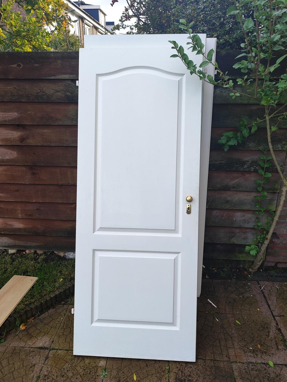 Binnendeur vlak opdek links en rechtsdraaiend 201.5 x 78 cm