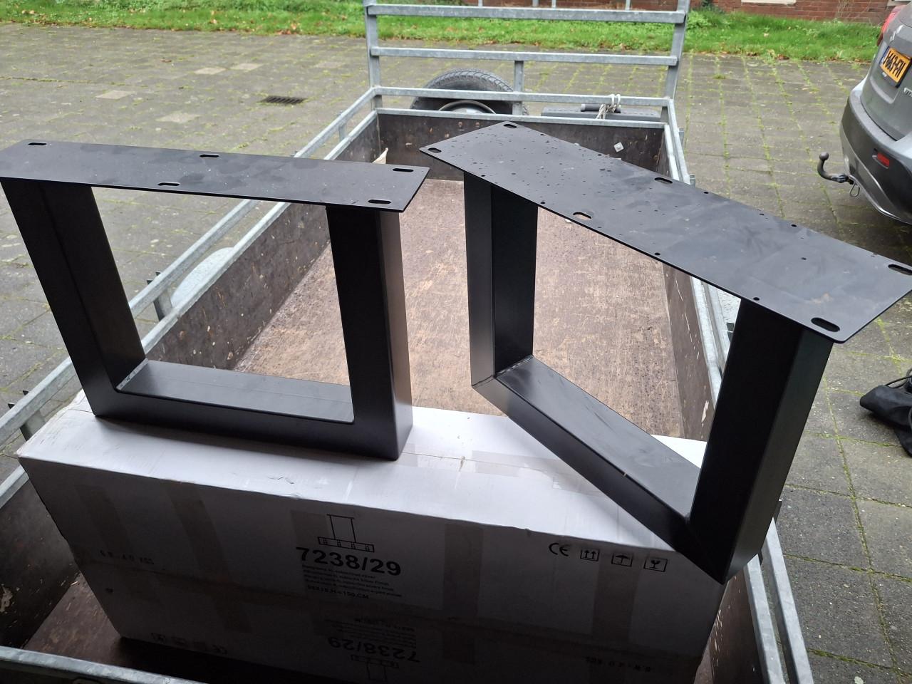 Onderstellen salontafels Wit en zwart Nieuw