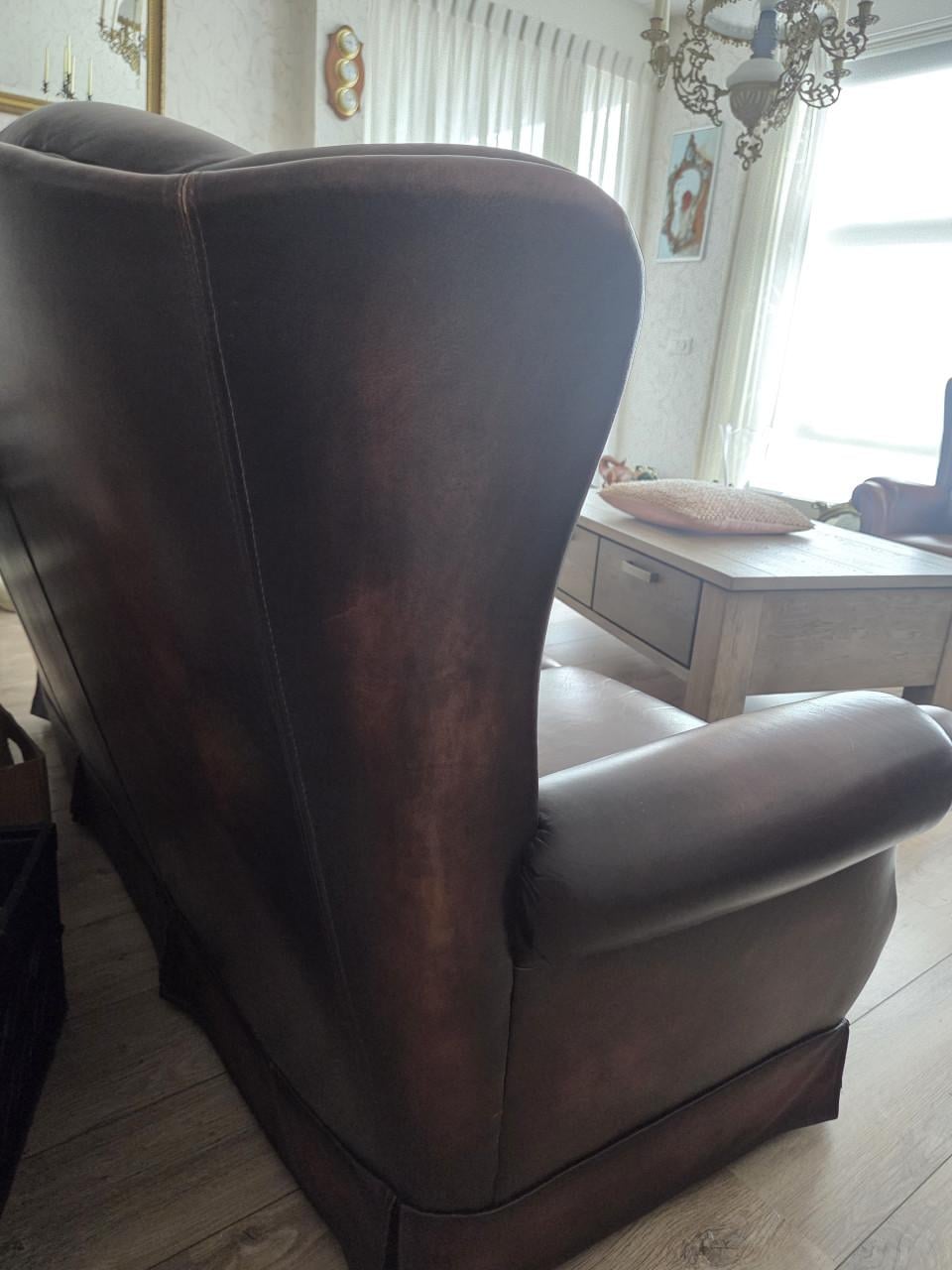 3 persoons Klassieke Chesterfield Bank