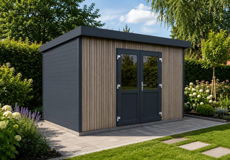 Kunststof tuinhuis op maat