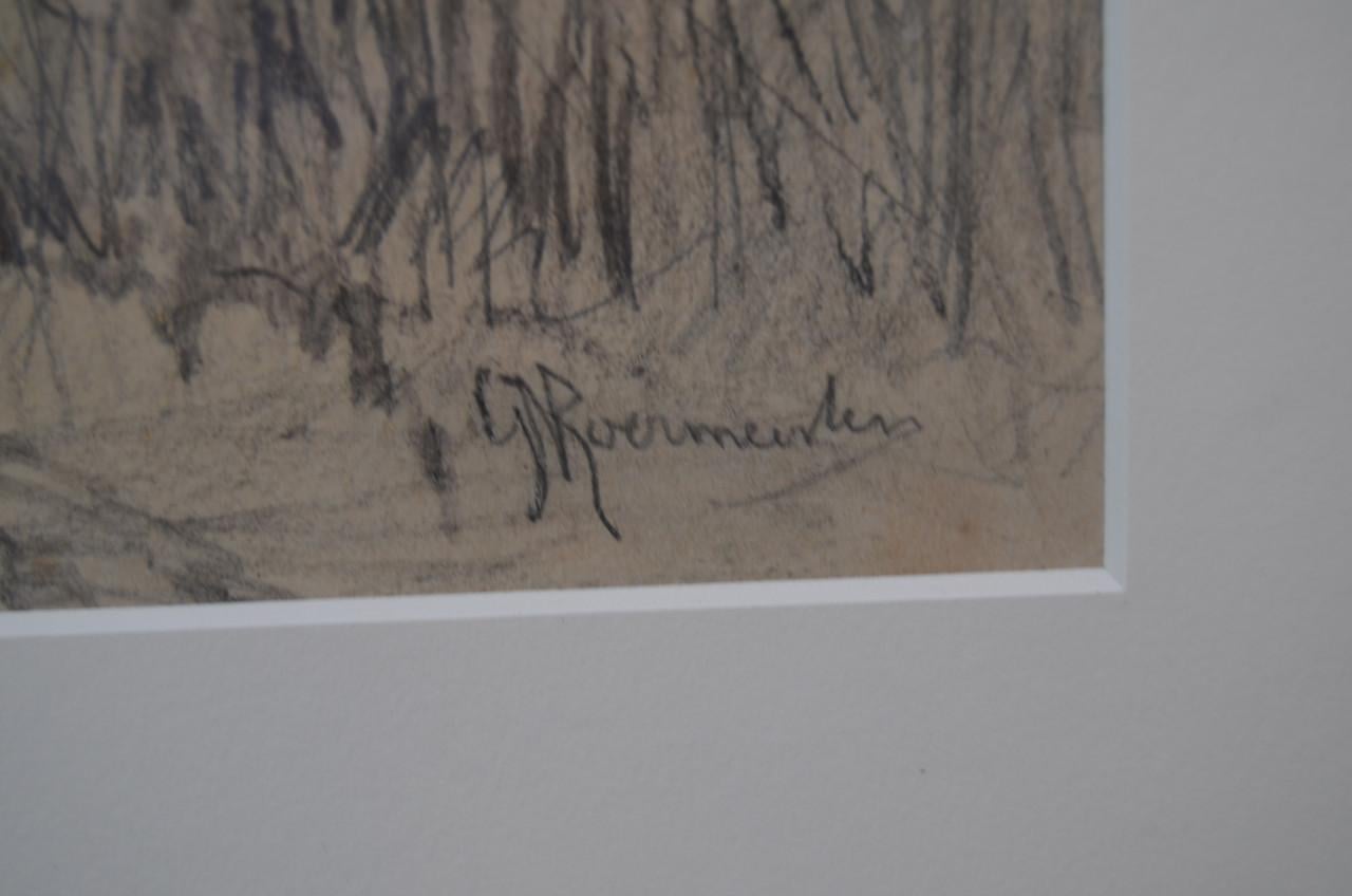 Potloodtekening G. J. Roermeester