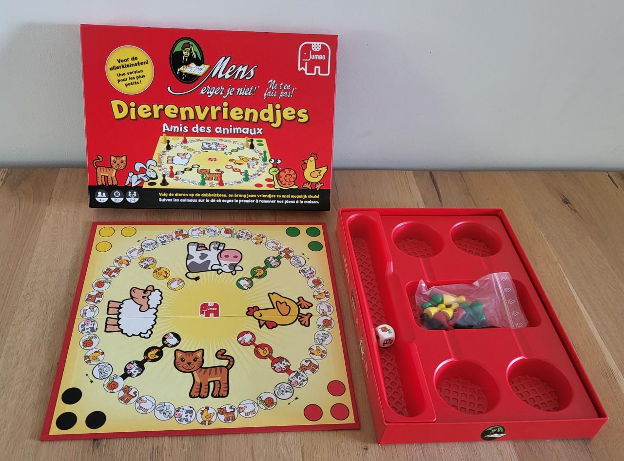 Mens erger je niet Dierenvriendjes NIEUW