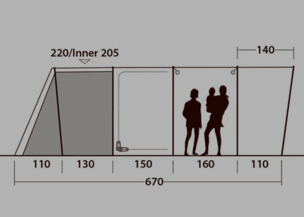 Outwell montana 6PE tent