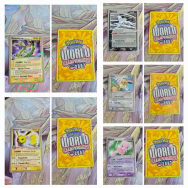 Pokemon TCG WC 2007 kaarten - 5 stuks