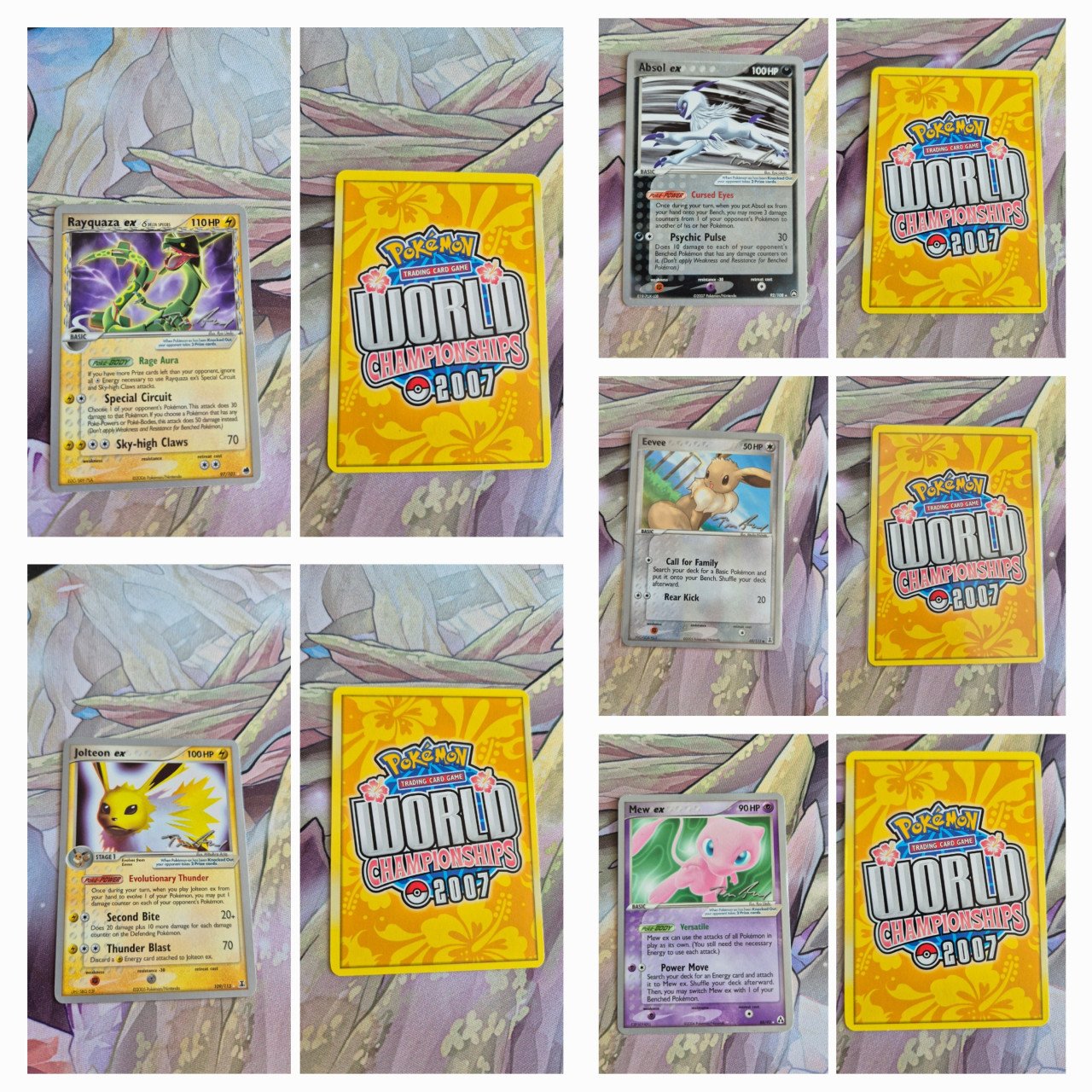 Pokemon TCG WC 2007 kaarten - 5 stuks