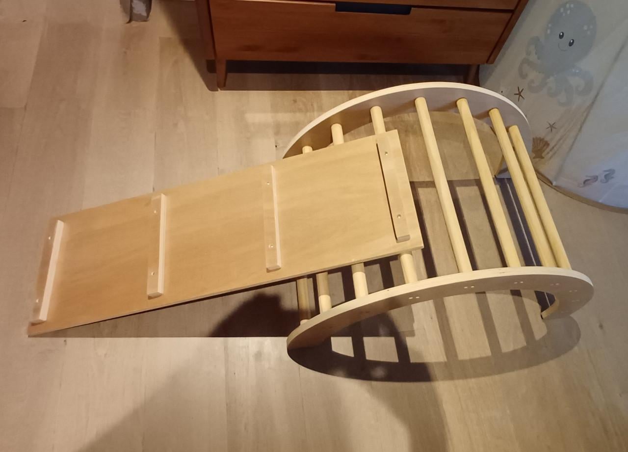 Montessori klimboog met glijplank