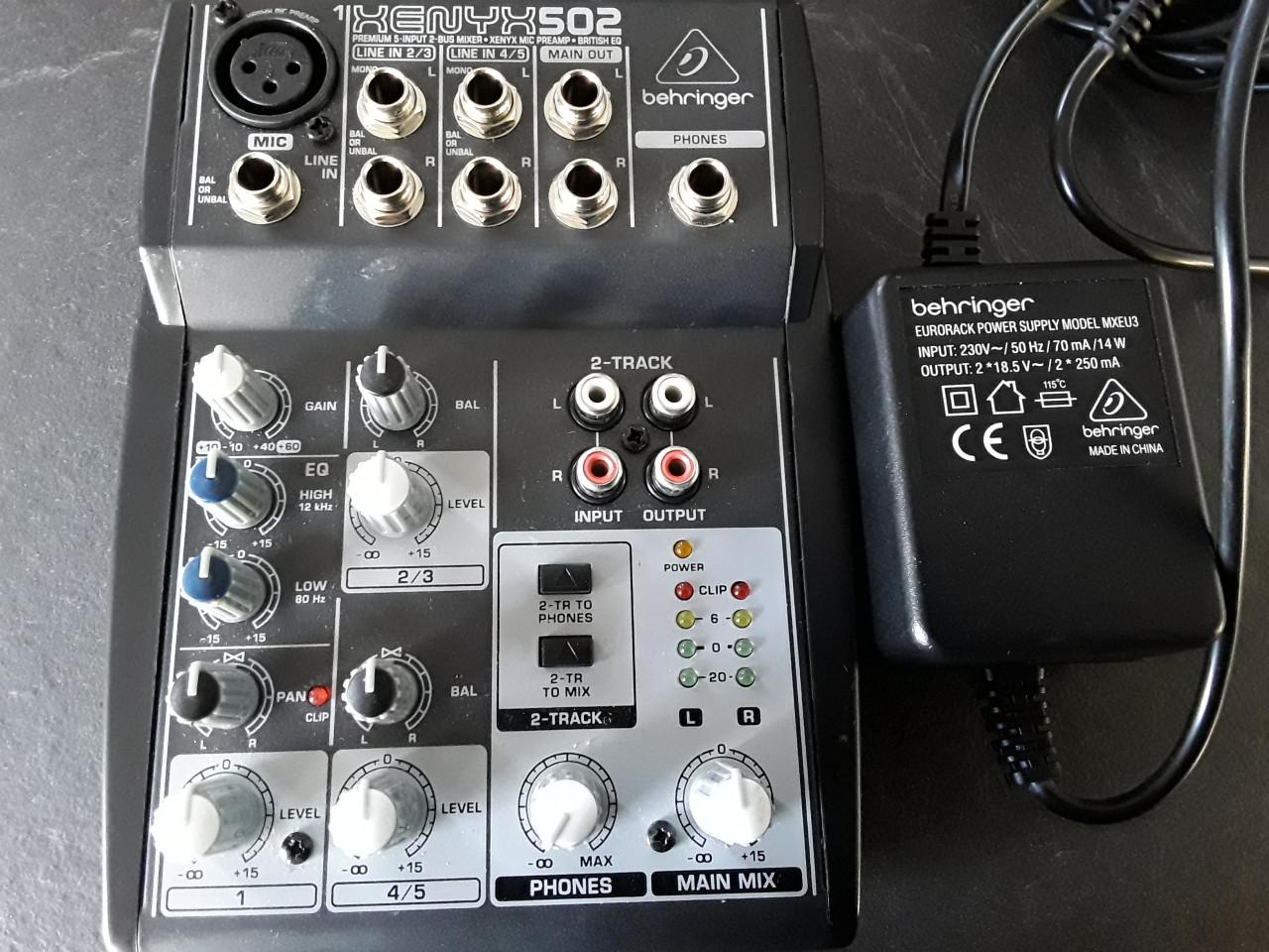 Mengpaneel Behringer xenyx502