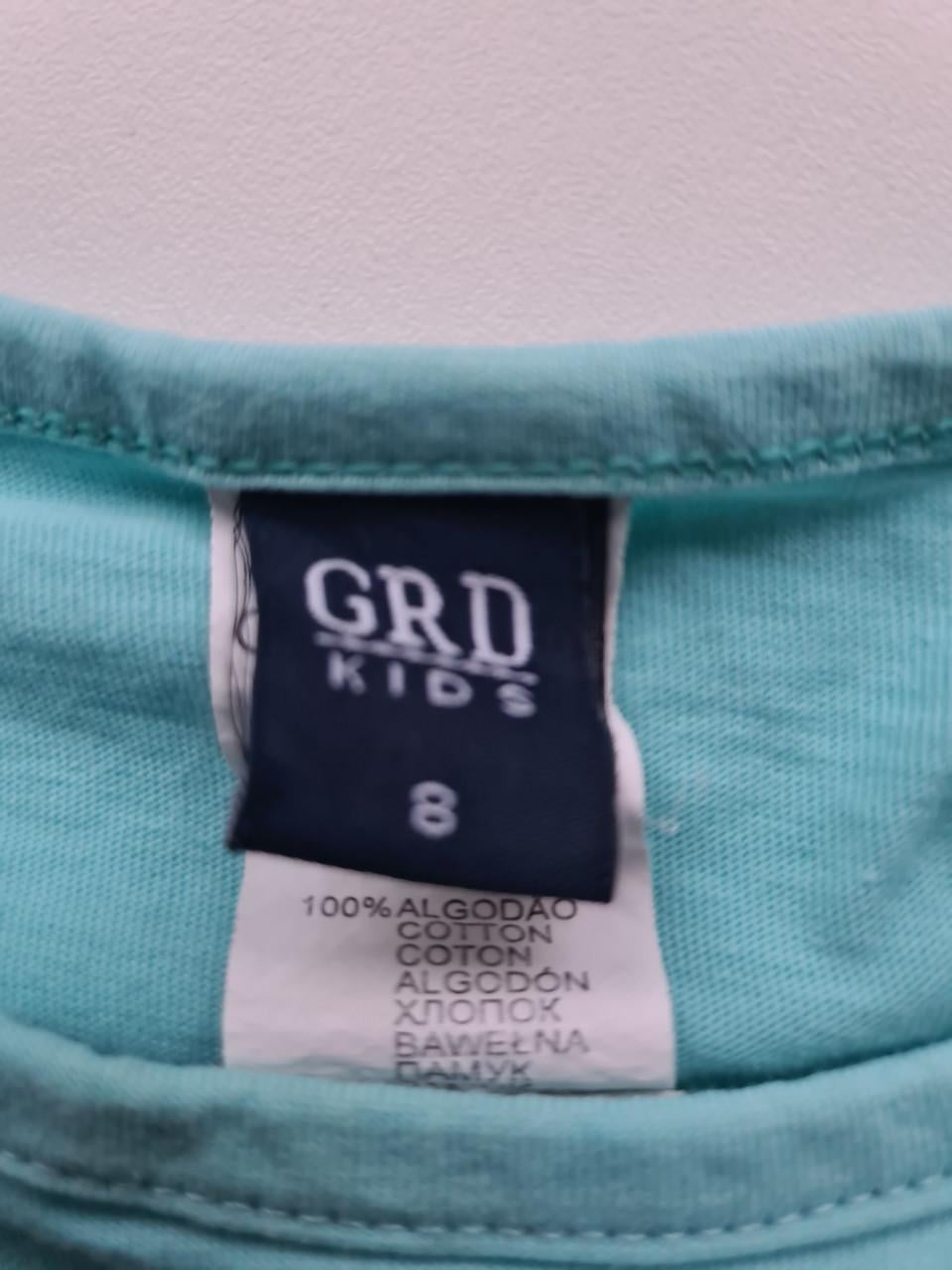 Blauw wijd vallend shirt van GRD  Mt 122-128