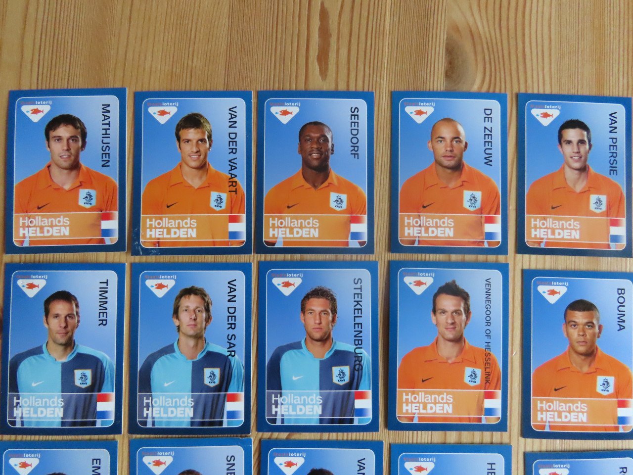 Voetbalkaartjes Nederlands elftal
