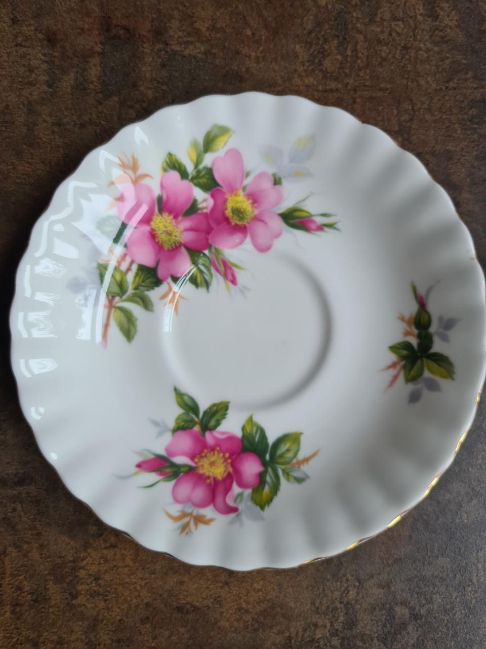 Royal Albert Prairie Rose theekop en schotel