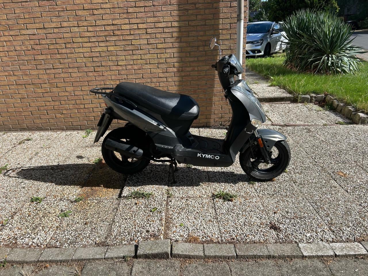 Kymco agility 12 inch fat blauw kenteken