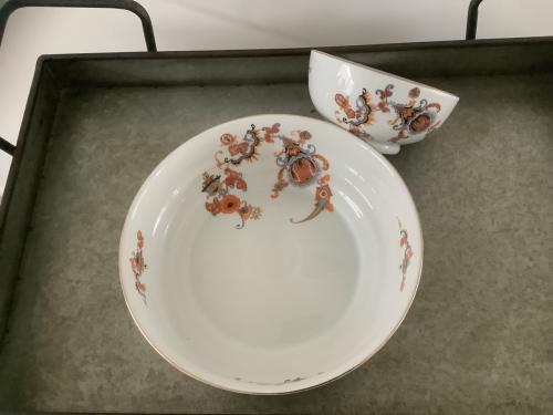 Jamin Servies - Grote ronde Groente Schaal +  Roomkom