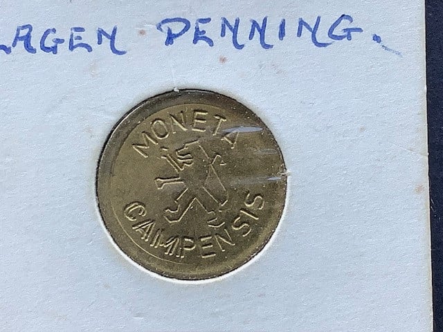 Penning Numismatische Kring Kampen 1983.