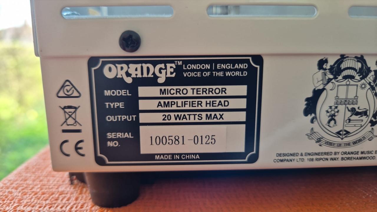 Orange Micro Terror gitaarversterker