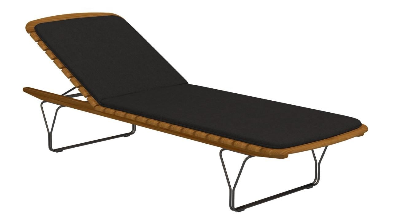 Houe MOLO Sunbed ligbed van duurzaam teakhout Inclusief kussen
