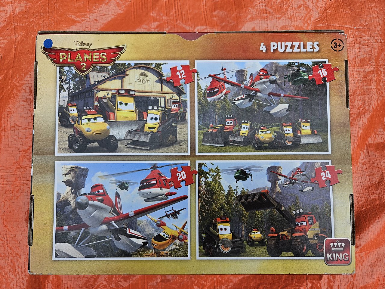 Diverse Cars en Planes puzzels € 1 per stuk