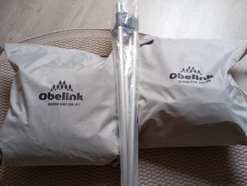 2x Zijwand voor luifel rechts en links