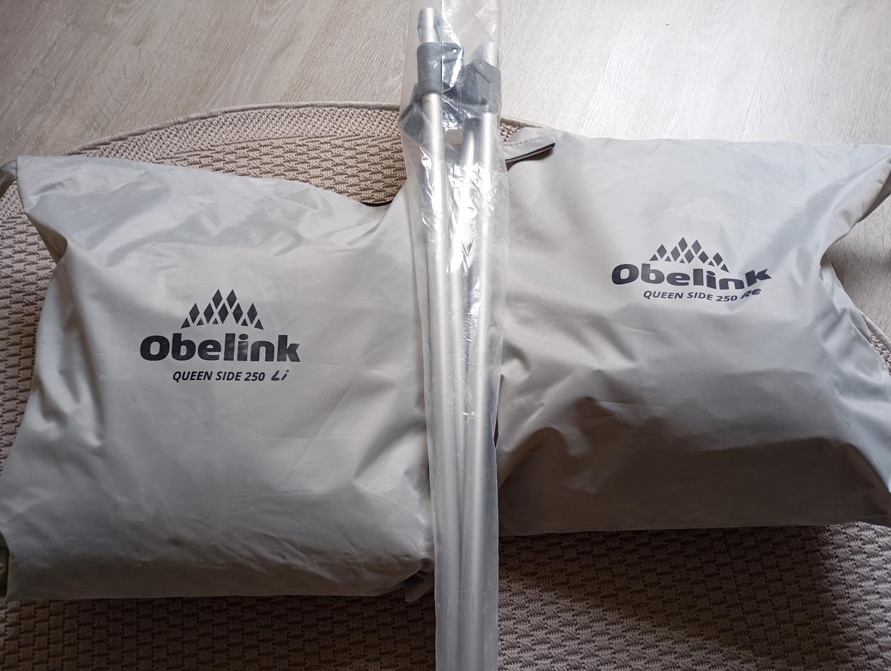 2x Zijwand voor luifel rechts en links