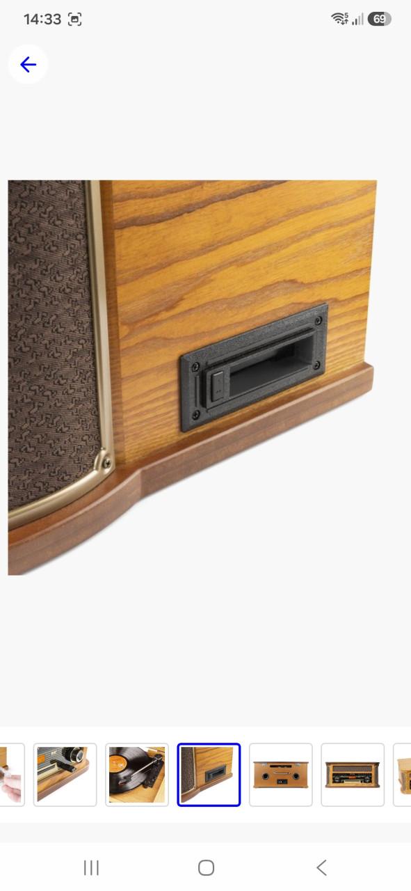 Retro Radio Platenspeler Bluetooth