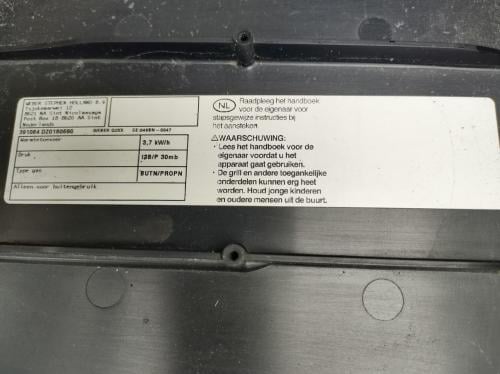 Weber Barbeque, Gas