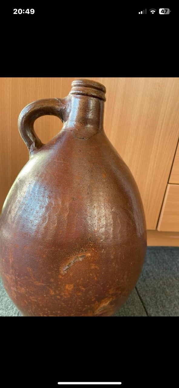 Oude bierkruik