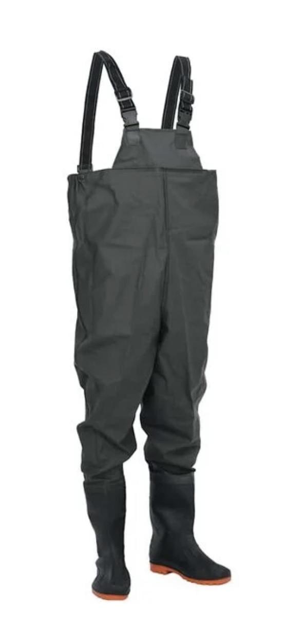 Nieuw waadpak met riem / maat 44 / Donkergroen